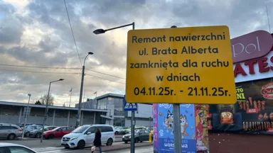 Zdjęcie do artykułu Modernizacja ulicy Brata Alberta: Zamknięcie drogi na początku listopada – co warto wiedzieć?