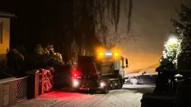 Pozytywne zaskoczenie: Wesoła sprawnie odśnieżona podczas pierwszych opadów śniegu