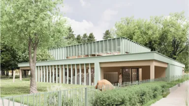 I nagroda - widok na wejście główne