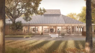 Wyróżnienie - widok na bibliotekę