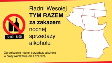 Wesoła zmieniła zdanie: radni jednogłośnie poparli zakaz nocnej sprzedaży alkoholu