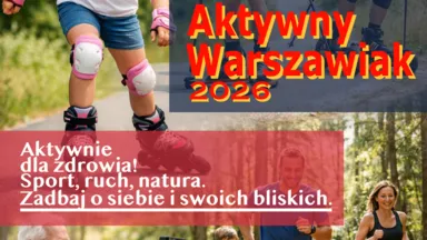 Rolki, nartorolki i treningi w lesie. Ruszył program Aktywny Warszawiak 2026
