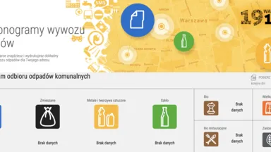 Awaria systemu: harmonogramy odbioru śmieci w Wesołej wyświetlają się błędnie