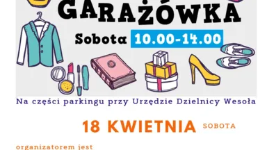 Zdjęcie do artykułu Wesoła Garażówka Sąsiedzka – wiosenna edycja wyprzedaży rzeczy używanych