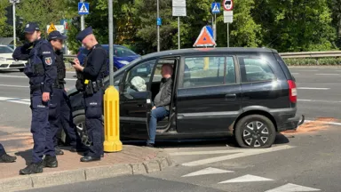 Stłuczka na skrzyżowaniu Traktu Brzeskiego z Jana Pawła II. Bez utrudnień