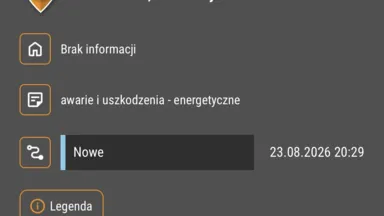 Wesoła drugą dobę bez prądu. Drzewo na Kilińskiego wisi na linii od soboty