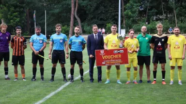 Zdjęcie do artykułu KS Wesoła pokonuje Hutnika II 2:1 na inaugurację klasy okręgowej
