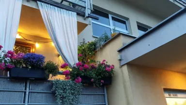 Balkon z Wesołej na podium konkursu „Warszawa w kwiatach i zieleni”