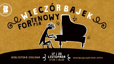 Zdjęcie do artykułu Fortepianowy Wieczór Bajek w Bibliotece w Zielonej – spotkania z muzyką i baśnią