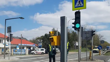 Zdjęcie do artykułu Fotoradar na Trakcie Brzeskim znów działa