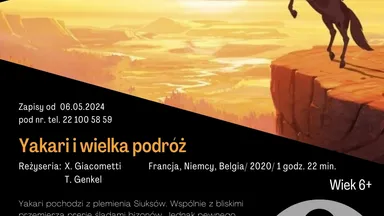 Zdjęcie do artykułu Kino Pogodna dla dzieci: Odkryjcie magię animacji Yakari