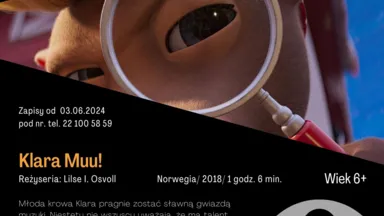Zdjęcie do artykułu Kino Pogodna zaprasza na projekcję filmu animowanego 'Klara Muu'