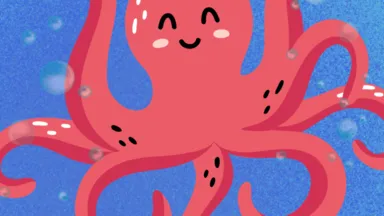 Zdjęcie do artykułu Koloranki – warsztaty sztuki i ekologii dla dzieci 6–10 lat: Skacząca ośmiornica