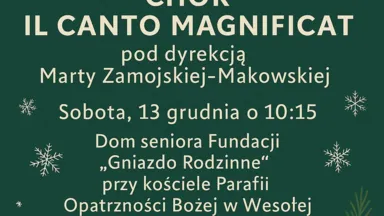 Zdjęcie do artykułu Koncert kolęd w wykonaniu chóru Il Canto Magnificat dla seniorów