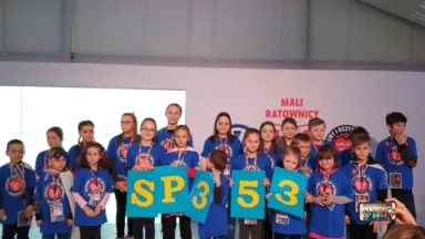 Mali ratownicy ze Szkoły Podstawowej nr 353 po raz 5 na finale WOŚP!