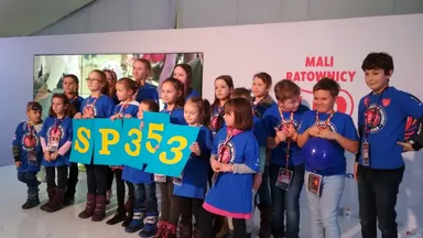 Mali ratownicy ze Szkoły Podstawowej nr 353 po raz 5 na finale WOŚP!