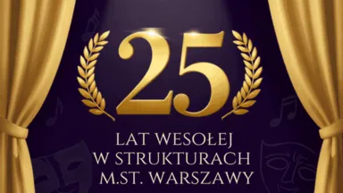 Konkurs na koncepcję scenariusza musicalu „Wesoła w Warszawie!”, plakat