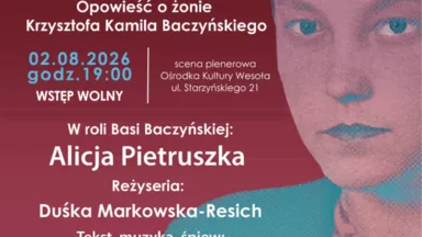 Zdjęcie do artykułu Monodram „BASIA” – opowieść o żonie Krzysztofa Kamila Baczyńskiego z muzyką na żywo