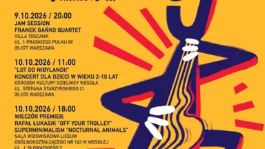 Plakat Wesoła Jazz Festiwal 2026, 9–11 października