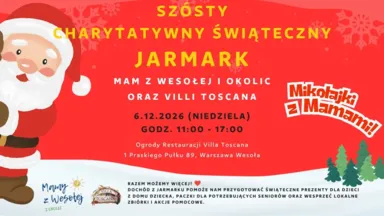 Zdjęcie do artykułu VI Charytatywny Jarmark Mam z Wesołej w Mikołajki. 6 grudnia w Villi Toscana