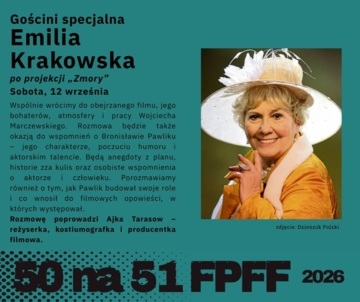 Plakat „Zmory” w Wesołej. Emilia Krakowska opowie o Bronisławie Pawliku