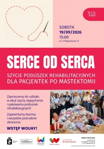 Blured Charytatywne wspólne szycie poduszek rehabilitacyjnych dla pacjentów po mastektomii