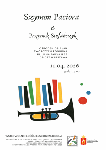 Blured Koncert jazzowy duetu Paciora / Stefańczyk – autorskie kompozycje i improwizacje