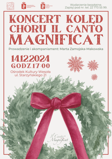 Blured Koncert kolęd w wykonaniu chóru Il Canto Magnificat