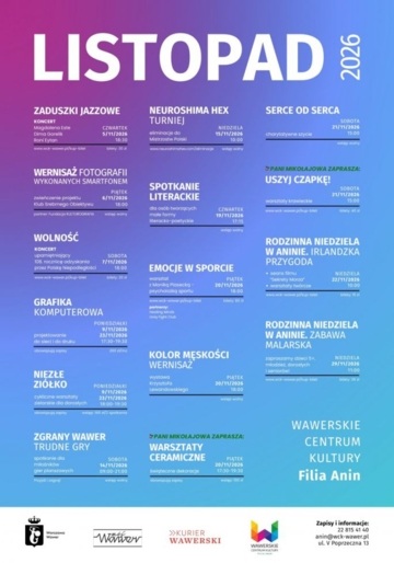 Plakat „Serce od serca” w WCK Anin. Szycie poduszek dla kobiet po mastektomii