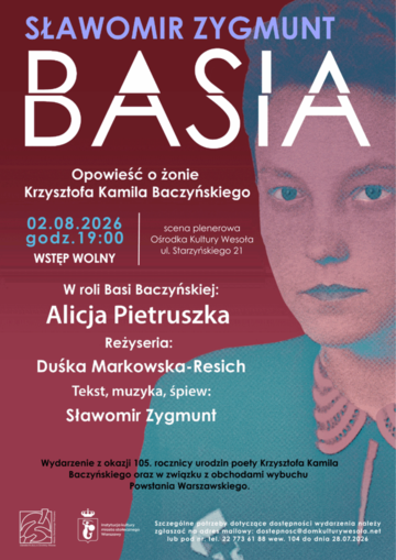 Blured Monodram „BASIA” – opowieść o żonie Krzysztofa Kamila Baczyńskiego z muzyką na żywo