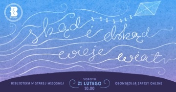 Plakat Rodzinne spotkanie o pogodzie: Skąd i dokąd wieje wiatr w bibliotece