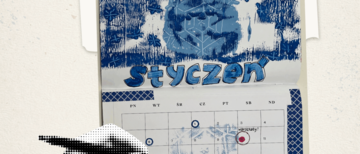 Plakat Warsztaty tworzenia autorskich kalendarzy ściennych metodą kolażu i monotypii