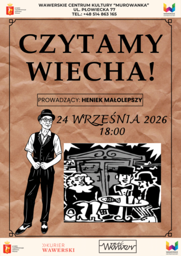 Blured Wieczorek czytelniczy z prozą Stefana Wiecheckiego w Murowance