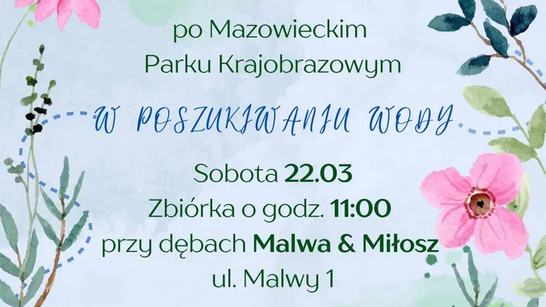 Wiosenny spacer w poszukiwaniu wody – dołącz do rodzinnej wycieczki po lesie w Starej Miłośnie!