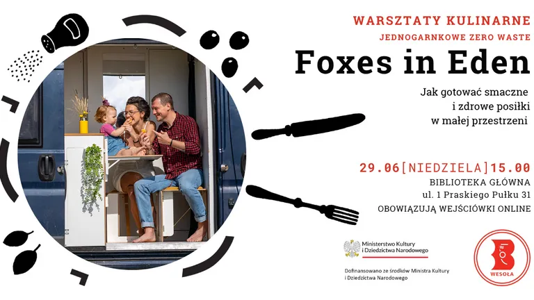 Warsztaty kulinarne Foxes in Eden – gotowanie zdrowych posiłków w małej kuchni