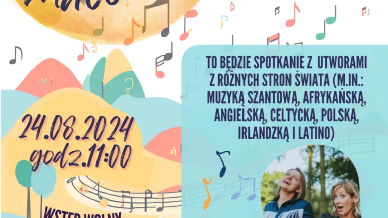Muzyczne podróże małe i duże: Plenerowy koncert dla dzieci zespołu Berbecie w Duecie