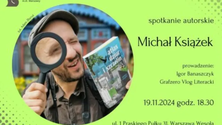 Spotkanie autorskie z Michałem Książkiem w Wesołej
