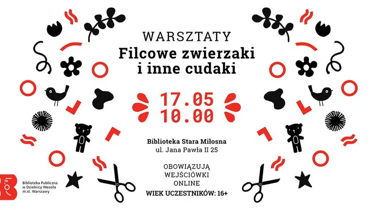 Warsztaty szycia filcowych zwierzaków w Starej Miłośnie
