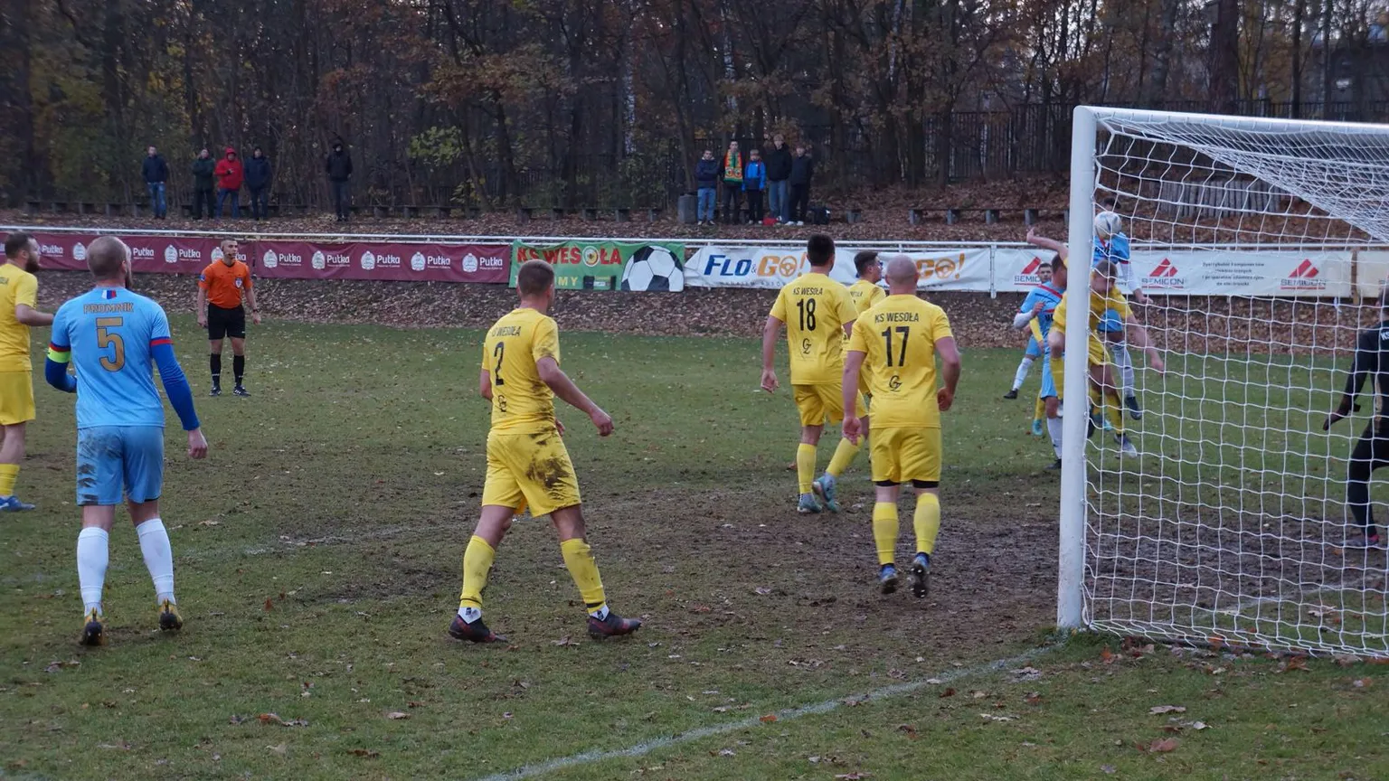 Remis na zakończenie rundy jesiennej: KS Wesoła 2:2 ŁKS Promnik Łaskarzew