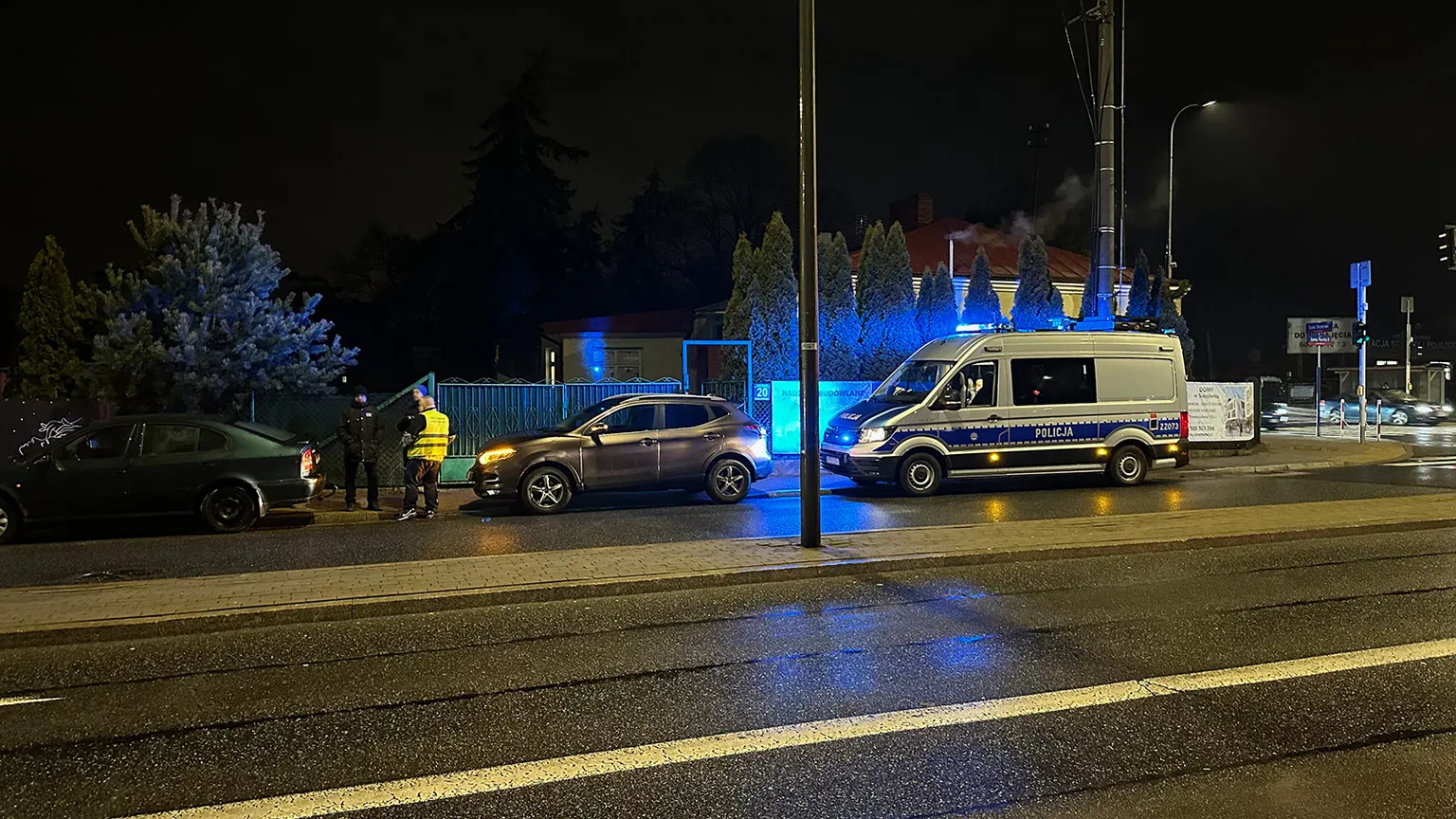 Stłuczka na Trakcie Brzeskim w kierunku Mińska Mazowieckiego