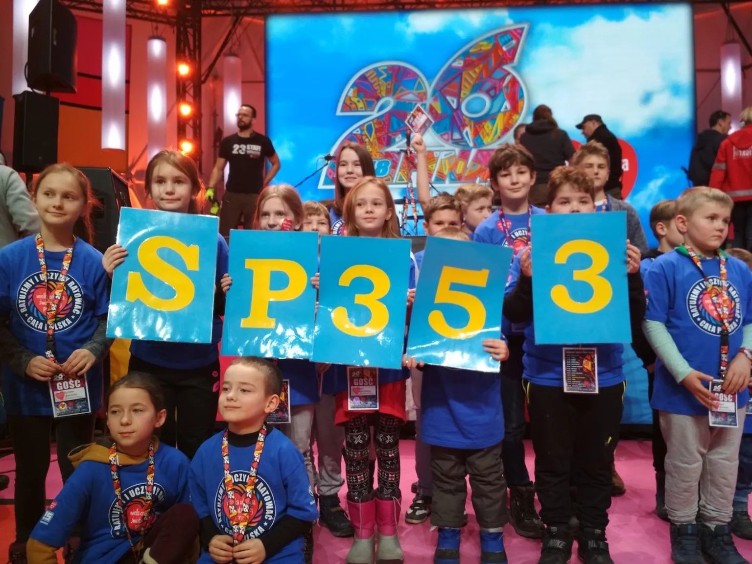 Mali ratownicy ze Szkoły Podstawowej nr 353 po raz 5 na finale WOŚP!
