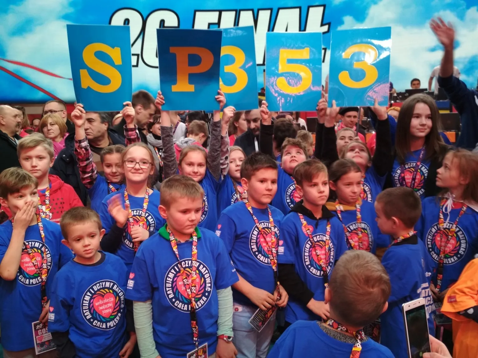 Mali ratownicy ze Szkoły Podstawowej nr 353 po raz 5 na finale WOŚP!