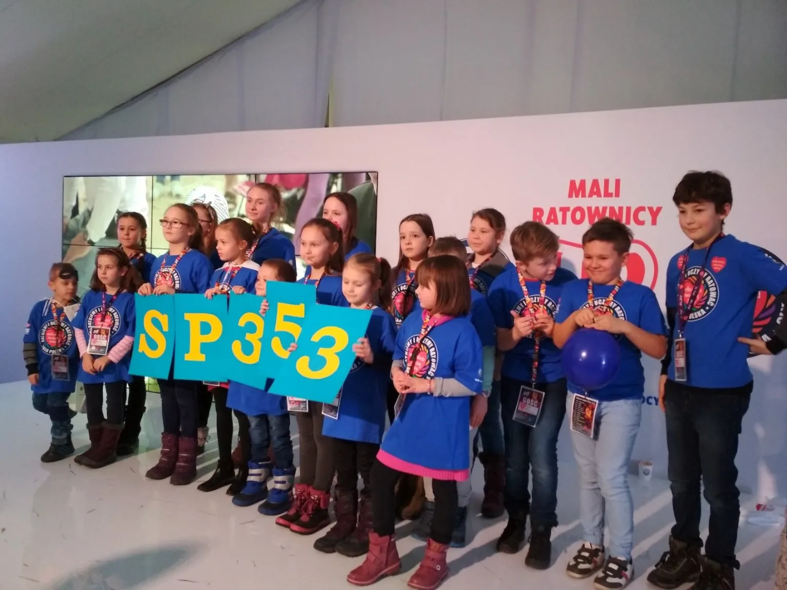 Mali ratownicy ze Szkoły Podstawowej nr 353 po raz 5 na finale WOŚP!