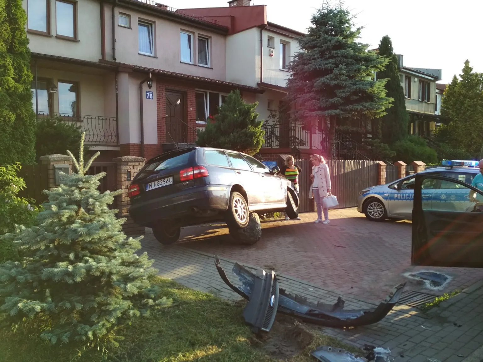 Wypadek na rogu Gościńca i Diamentowej