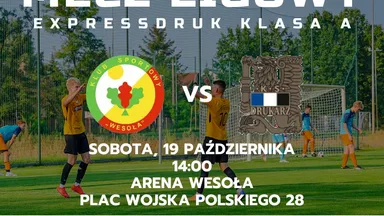 Zdjęcie do artykułu Mecz KS Wesoła - KS Drukarz II Warszawa oraz konkurs dla kibiców