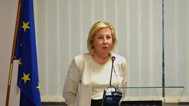 Lidia Cybulska–Przesław - I sesja Rady Dzielnicy Wesoła