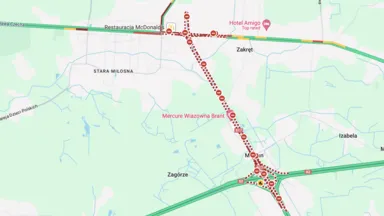 Zdjęcie do artykułu Protest rolników zablokował Trakt Brzeski – duże utrudnienia w ruchu