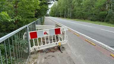 Zdjęcia do artykułu Odtworzenie ścieżki rowerowej po pracach gazowych na ul. 1 Praskiego Pułku