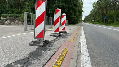 Zdjęcia do artykułu Odtworzenie ścieżki rowerowej po pracach gazowych na ul. 1 Praskiego Pułku