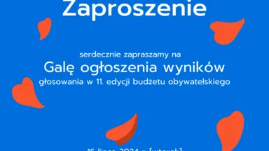 Zdjęcie do artykułu Gala ogłoszenia wyników Budżetu Obywatelskiego 2024